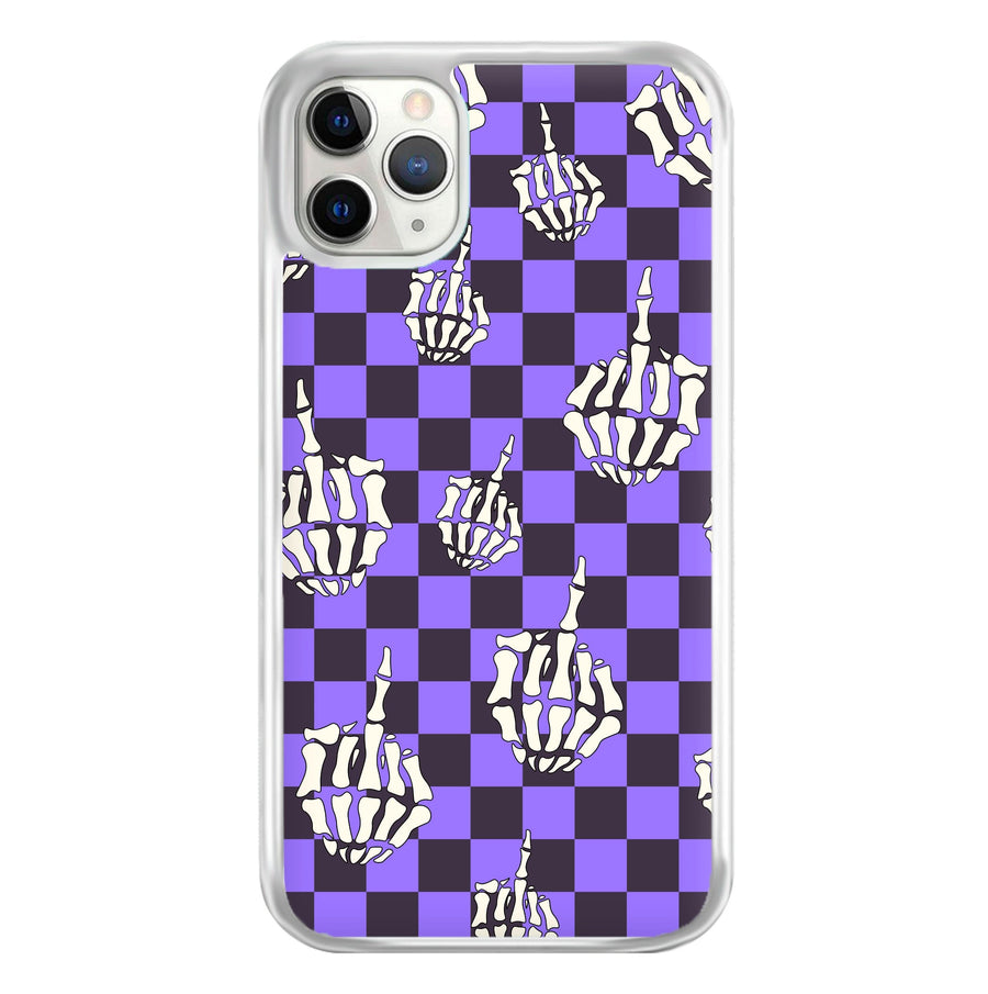 Purple Middle Finger Phone Case