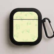 Sketched Winnie Pattern AirPods Case 1