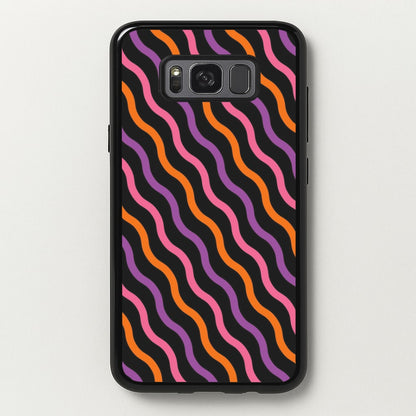 Wavy Abstract Halloween Pattern Galaxy S8 Case