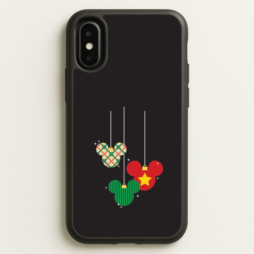 Cartoon Mouse Hanging Baubles iPhone X / XS Case