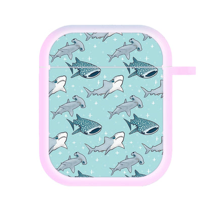 Shark Pattern AirPods Case