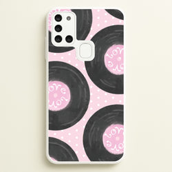 Thrifted Vinyl Polka Pattern Galaxy A21s Case
