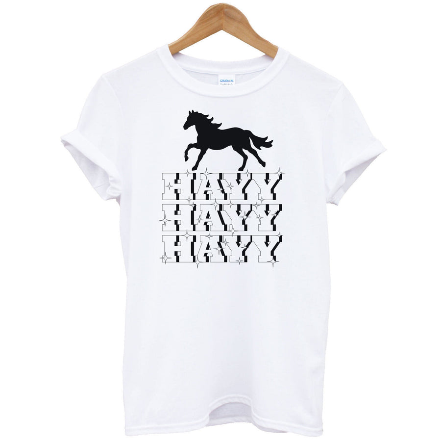 Hayy Hayy Hayy - Horses T-Shirt