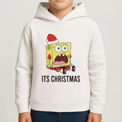 It's Christmas Cartoon Sponge Boys Hoodie