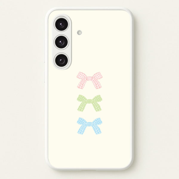 Gingham Tiered Ties Galaxy S24 Case