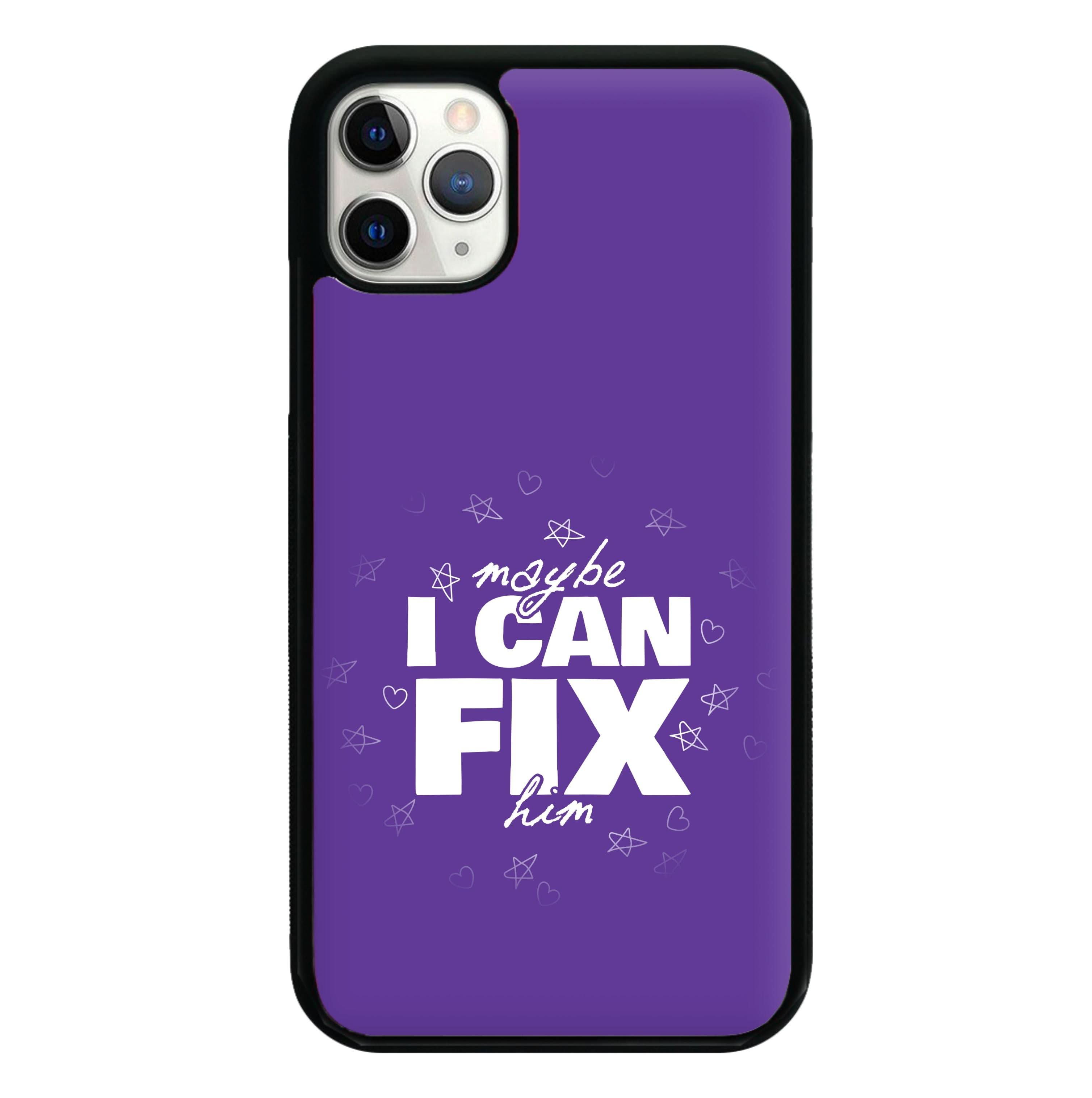 Maybe I Can Fix Him Purple Phone Case