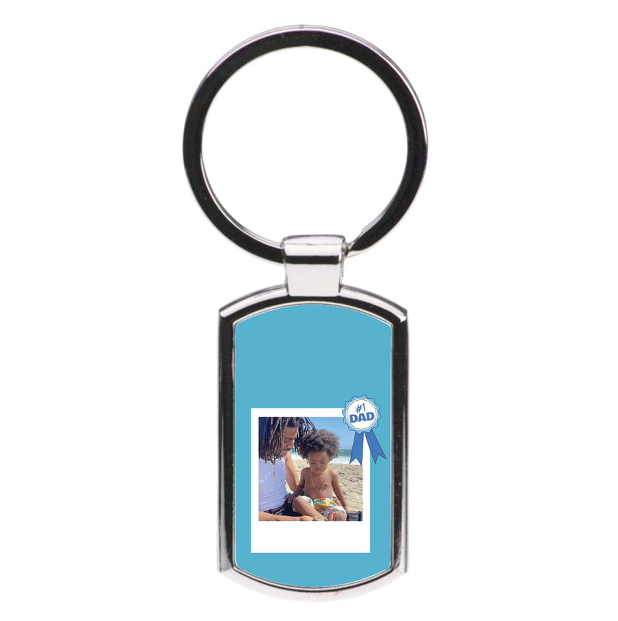 Number 1 Dad - Personalised Father's Day Luxury Keyring