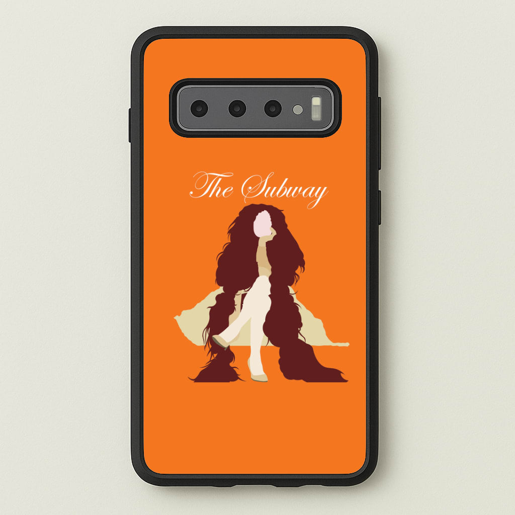 Subway Orange Galaxy S10 Case