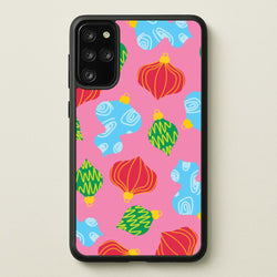 Abstract Christmas Baubles Pattern Galaxy S20 Plus Case