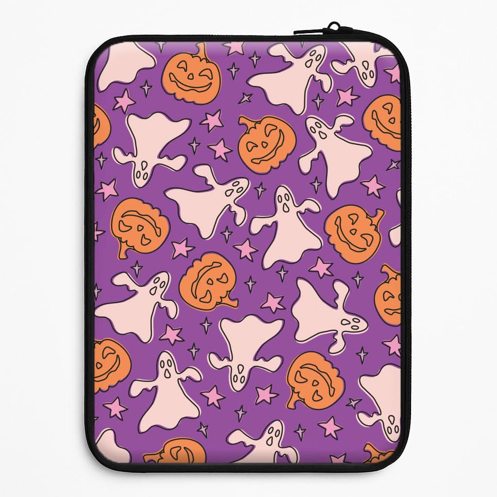 Abstract Halloween Pattern Universal Laptop Sleeve