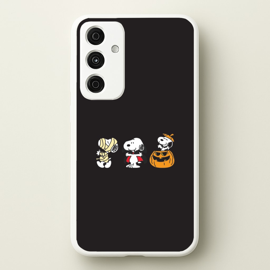 Cartoon Beagle Halloween Costumes Galaxy A35 Case