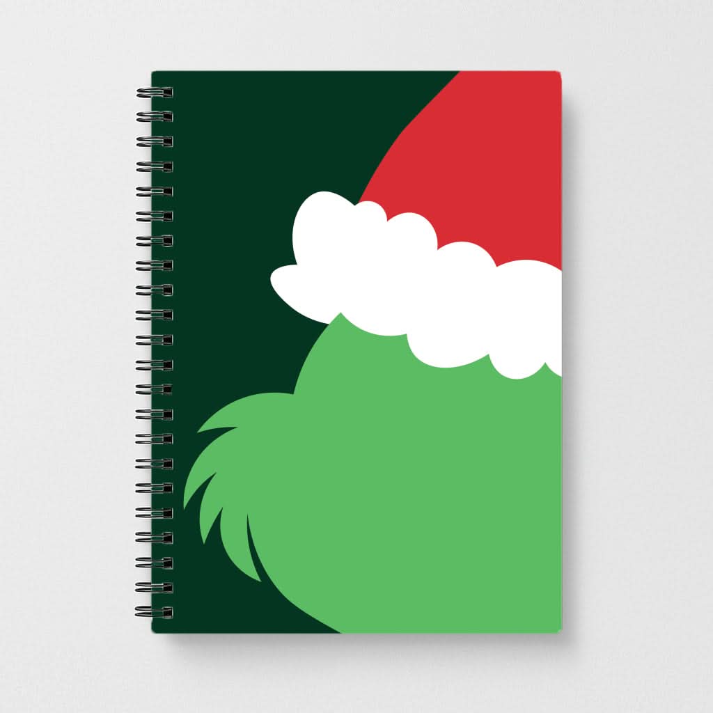 Green Creature Faceless Notebook