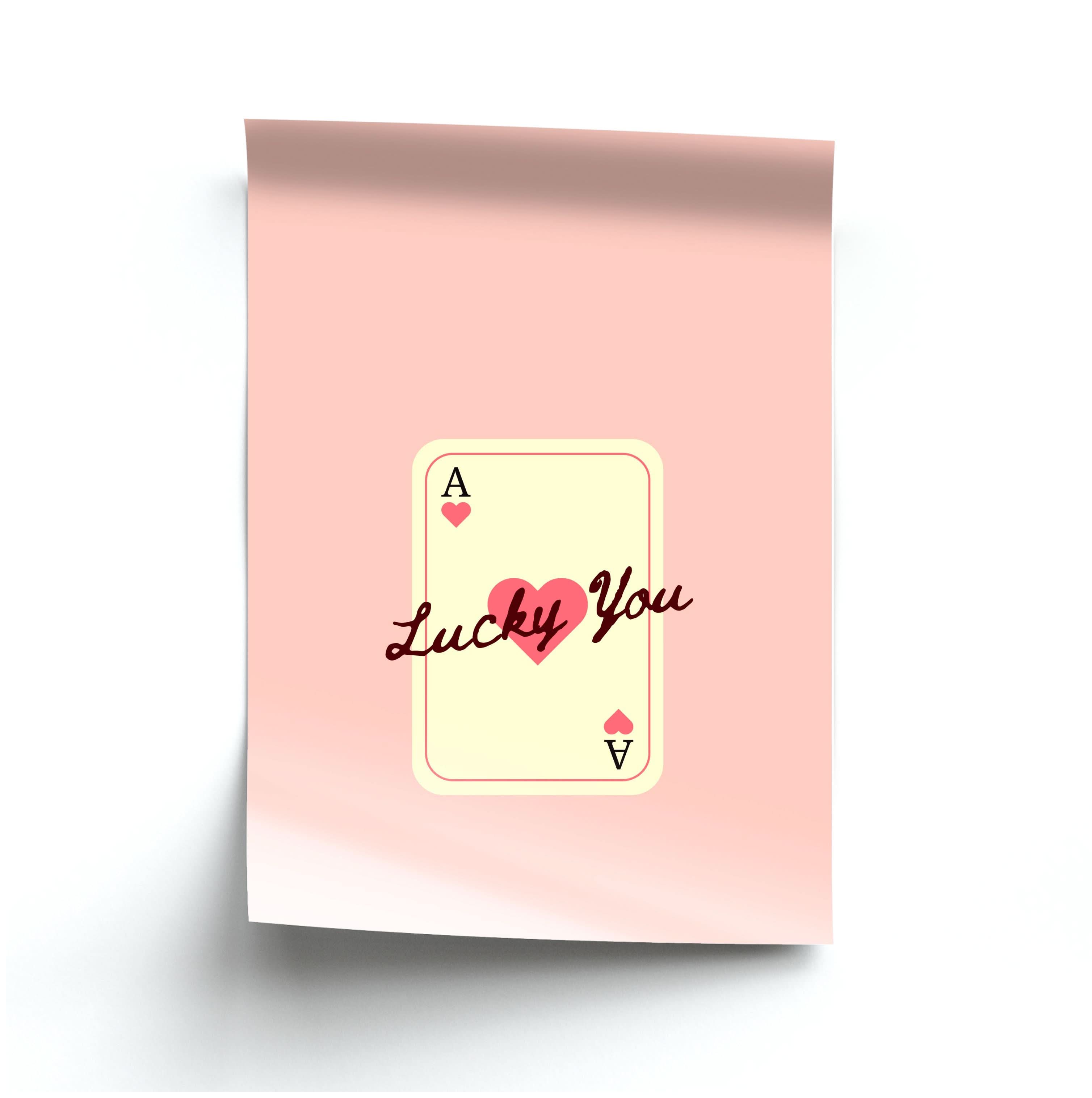 Lucky You Card Poster