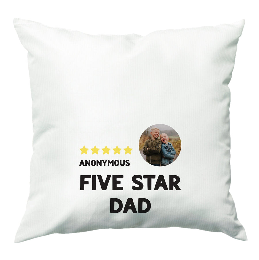 Five Star Dad - Personalised Father's Day Cushion