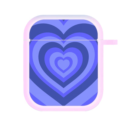 Blue - Colourful Hearts AirPods Case