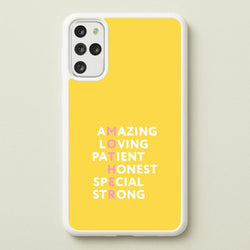Mother Anagram Galaxy S20 Plus Case