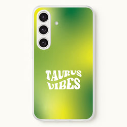 Taurus Vibes Gradient Zodiac Galaxy S25 Case