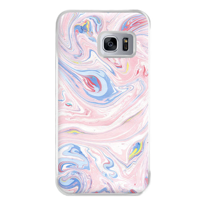 Pink Marble Swirl Phone Case