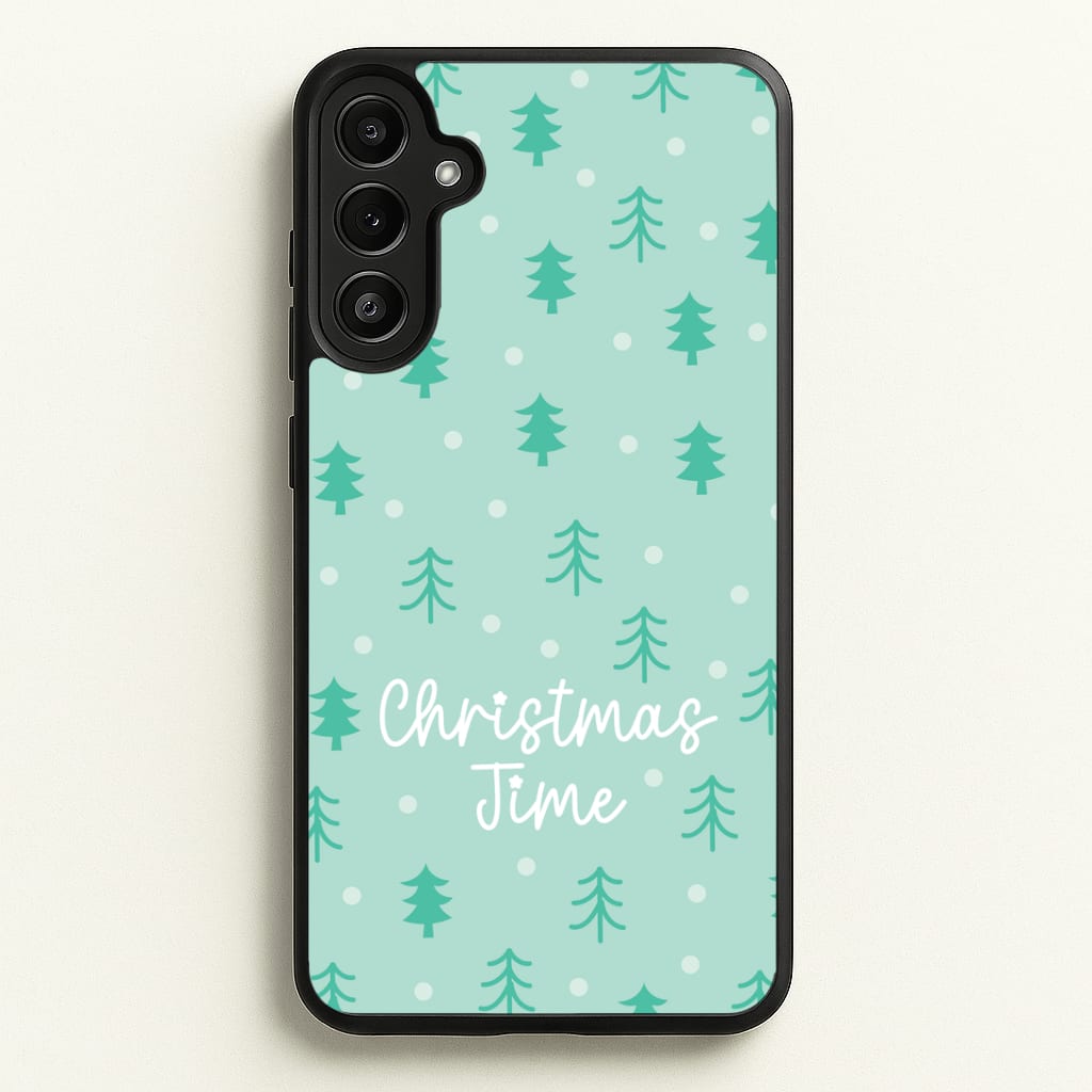 Cute Xmas Trees Pattern Galaxy A34 Case