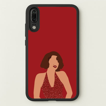 Red Sparkly Dress Huawei P20 Case