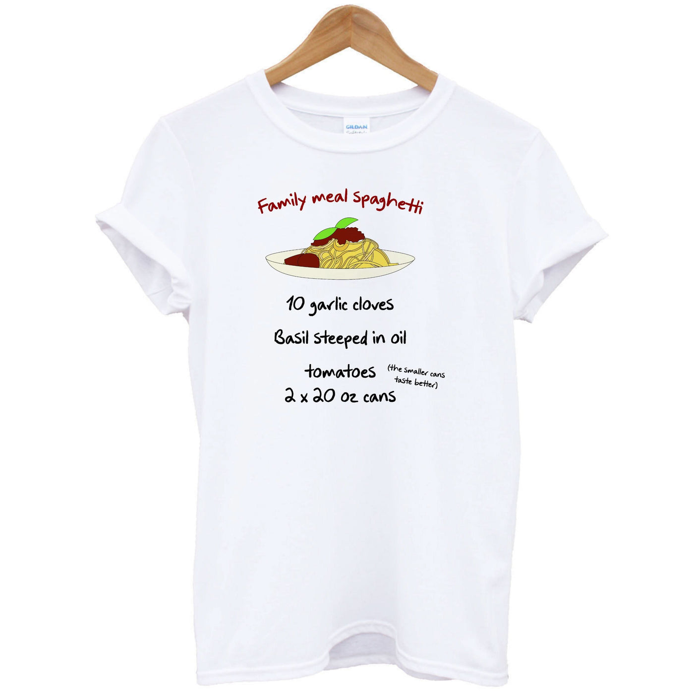 Family Meal Spaghetti T-Shirt