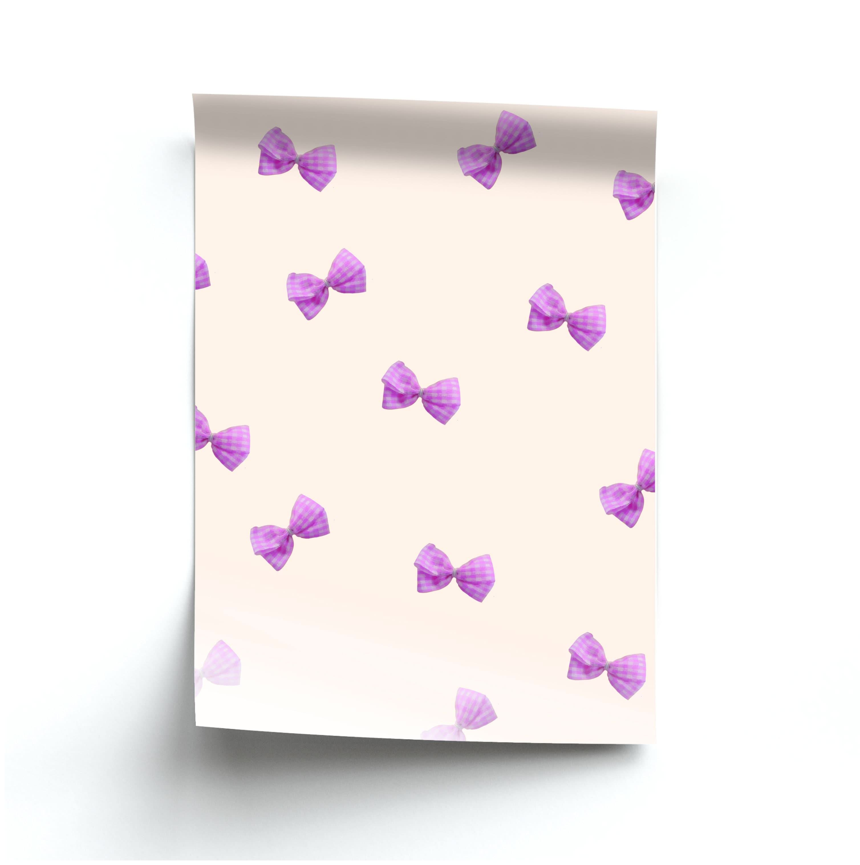 Pink Coquette Bows Poster