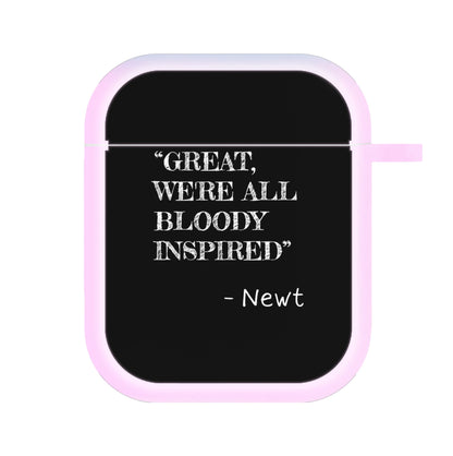 Great, We're All Bloody Inspired - Newt AirPods Case