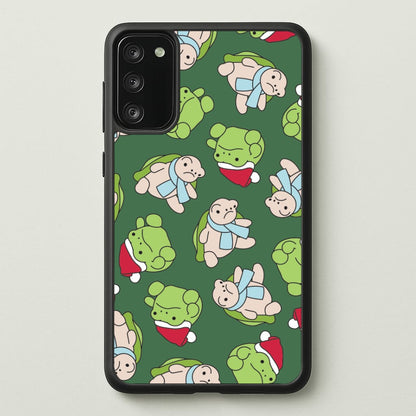 Grumpy Christmas Plushies Pattern Galaxy A41 Case