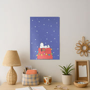 Cartoon Beagle Fairylights Poster 2