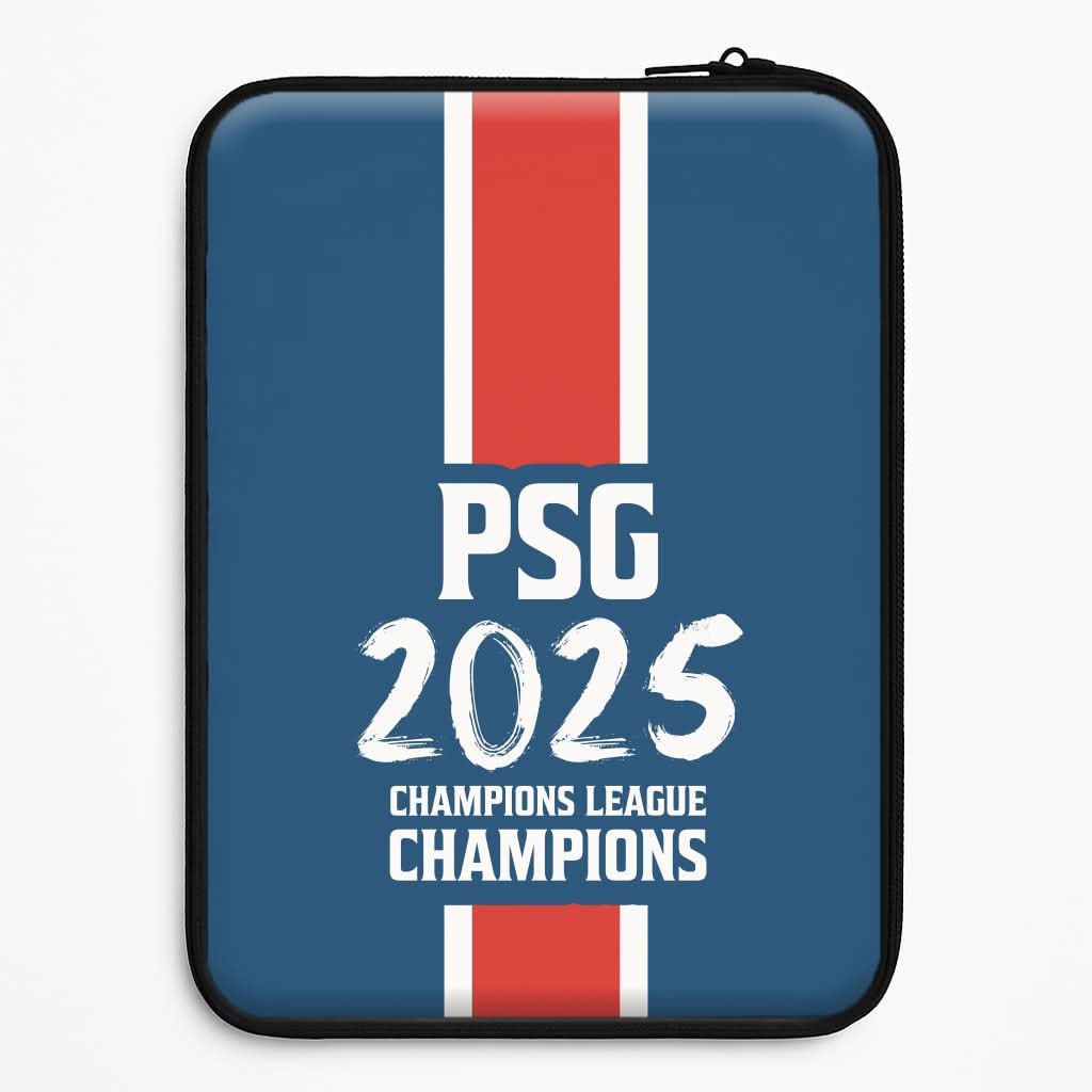 Champion League Winners 25 PSG Laptop Sleeve