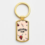 Hellfire Club Icons Collage Peach Luxury Keyring 3