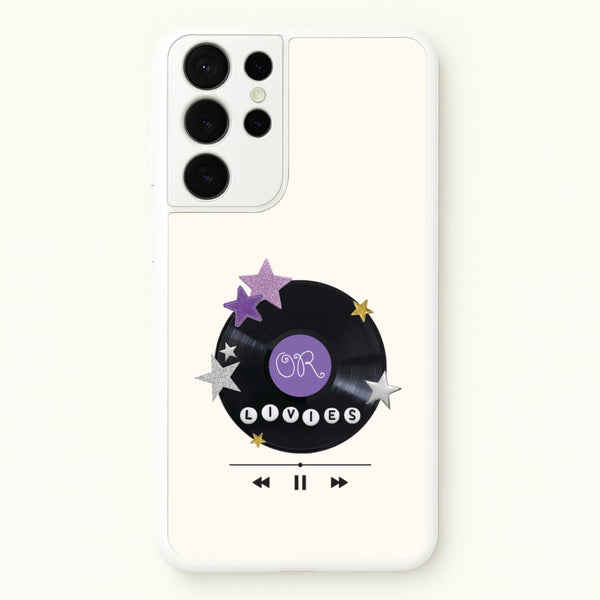 Amethyst Vinyl Scrapbook Galaxy S21 Ultra Case