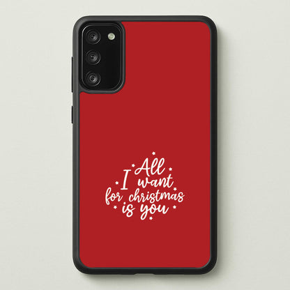 All I Want For Christmas Is You Stars Galaxy A41 Case