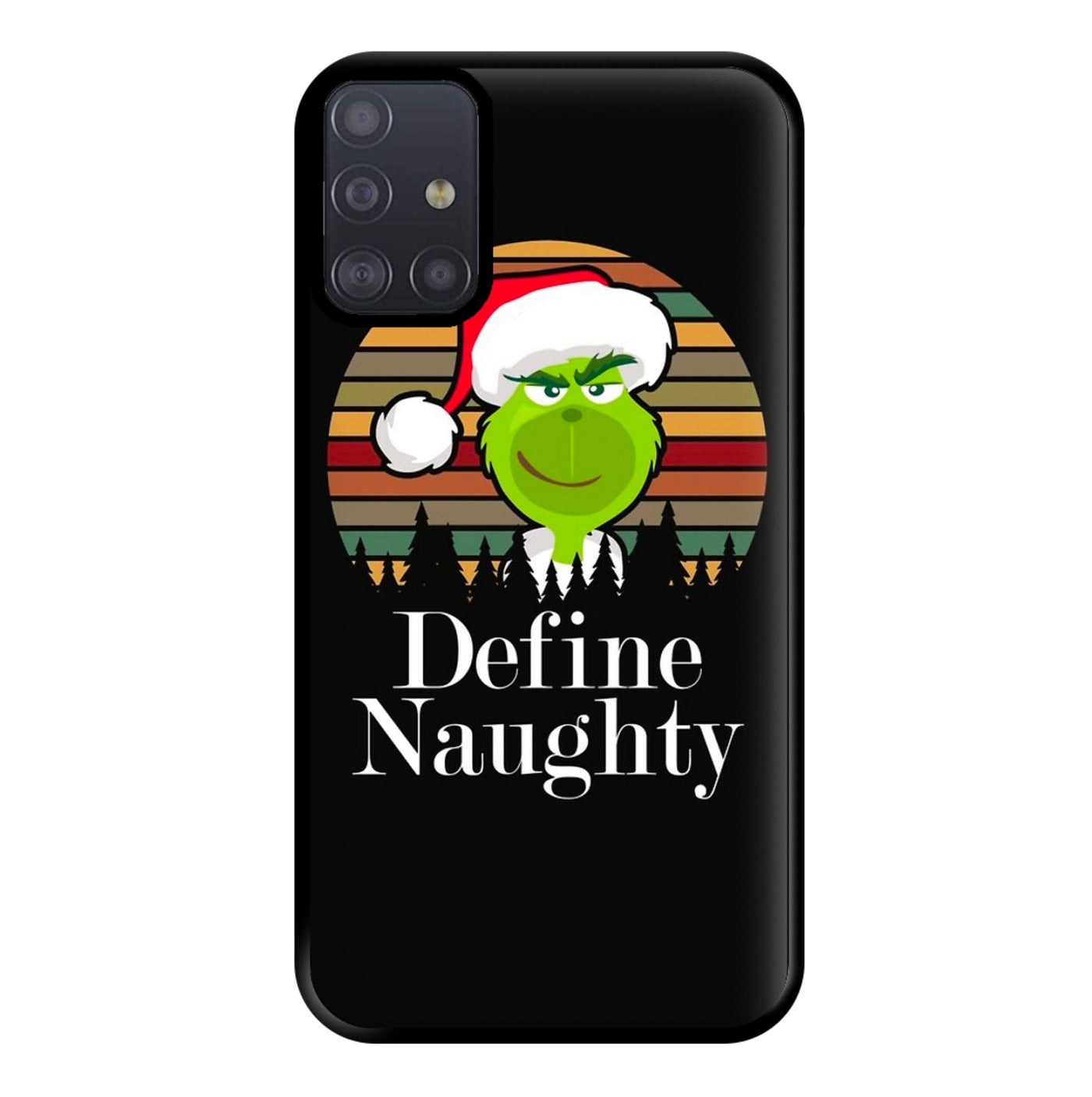 Define Naughty - Christmas Grinch Phone Case