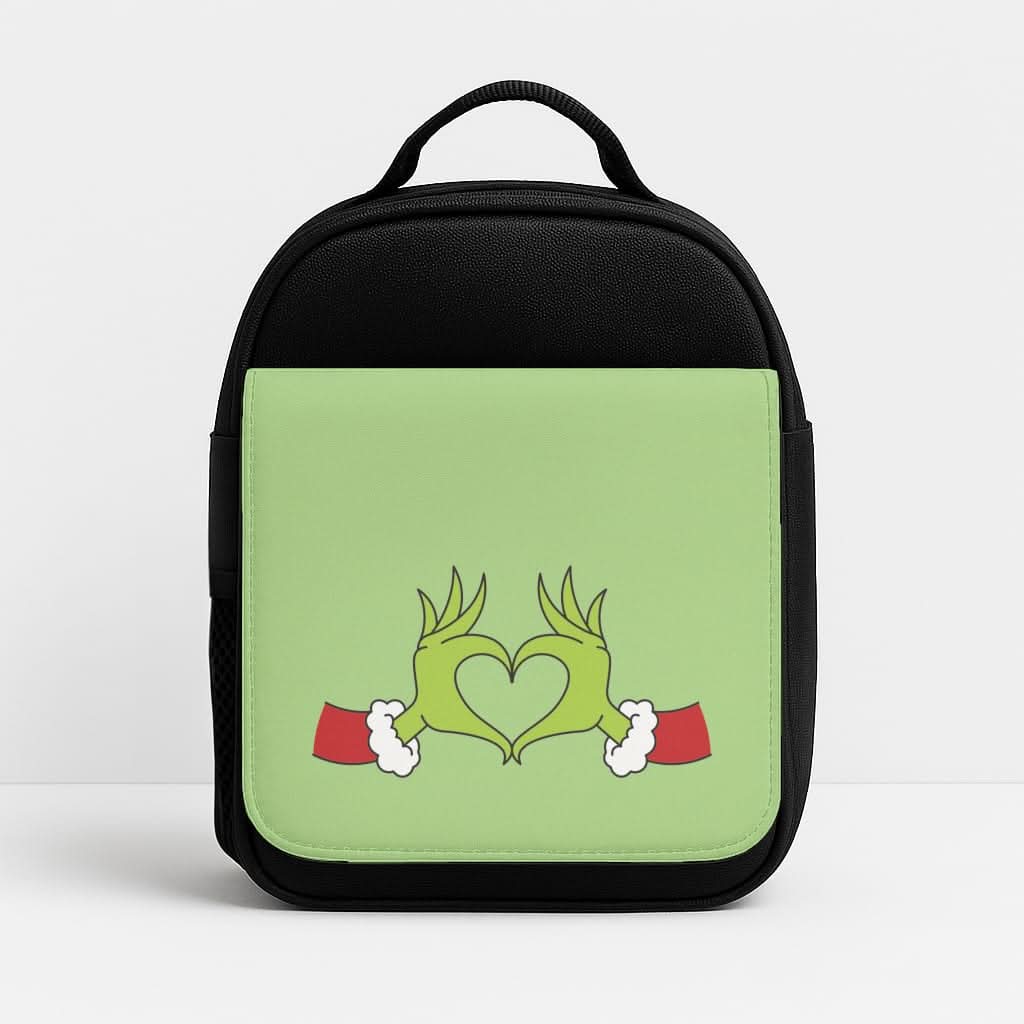 Christmas Green Heart Lunchbox