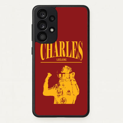 Charles Red And Gold Galaxy A33 Case