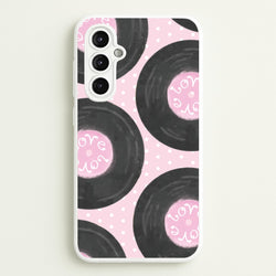 Thrifted Vinyl Polka Pattern Galaxy A14 Case