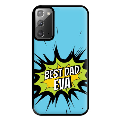 Comic Book Best Dad Eva Galaxy Note 20 Ultra Case