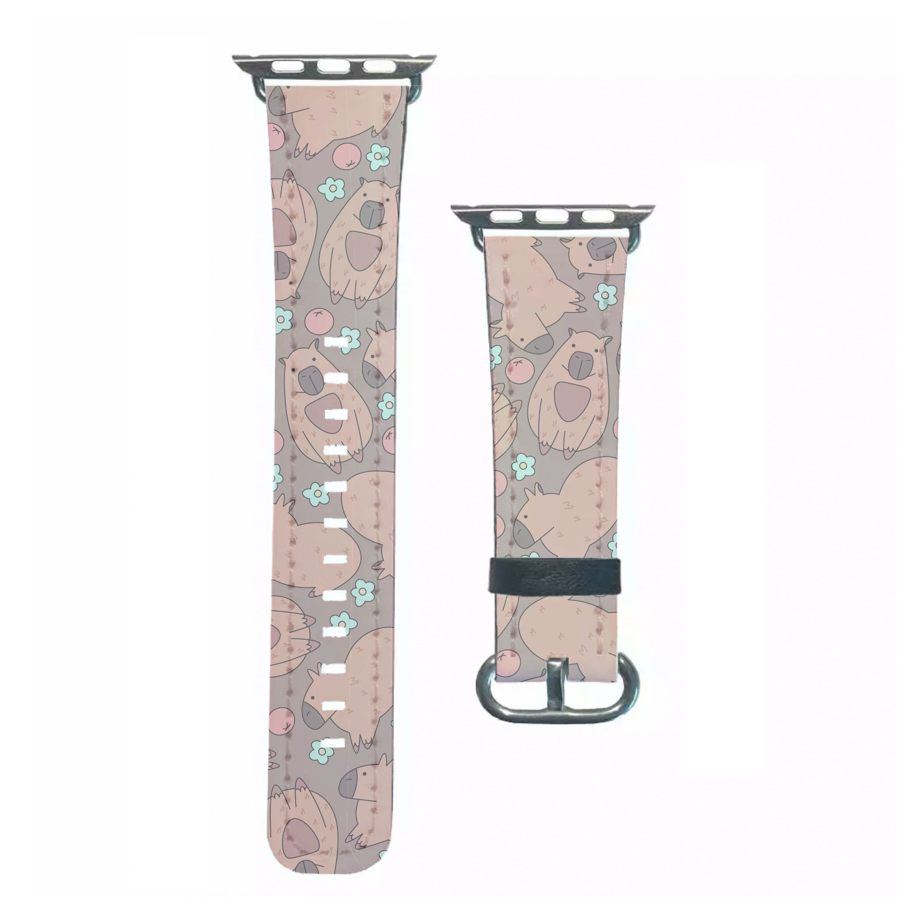 Capybara - Animal Patterns Apple Watch Strap