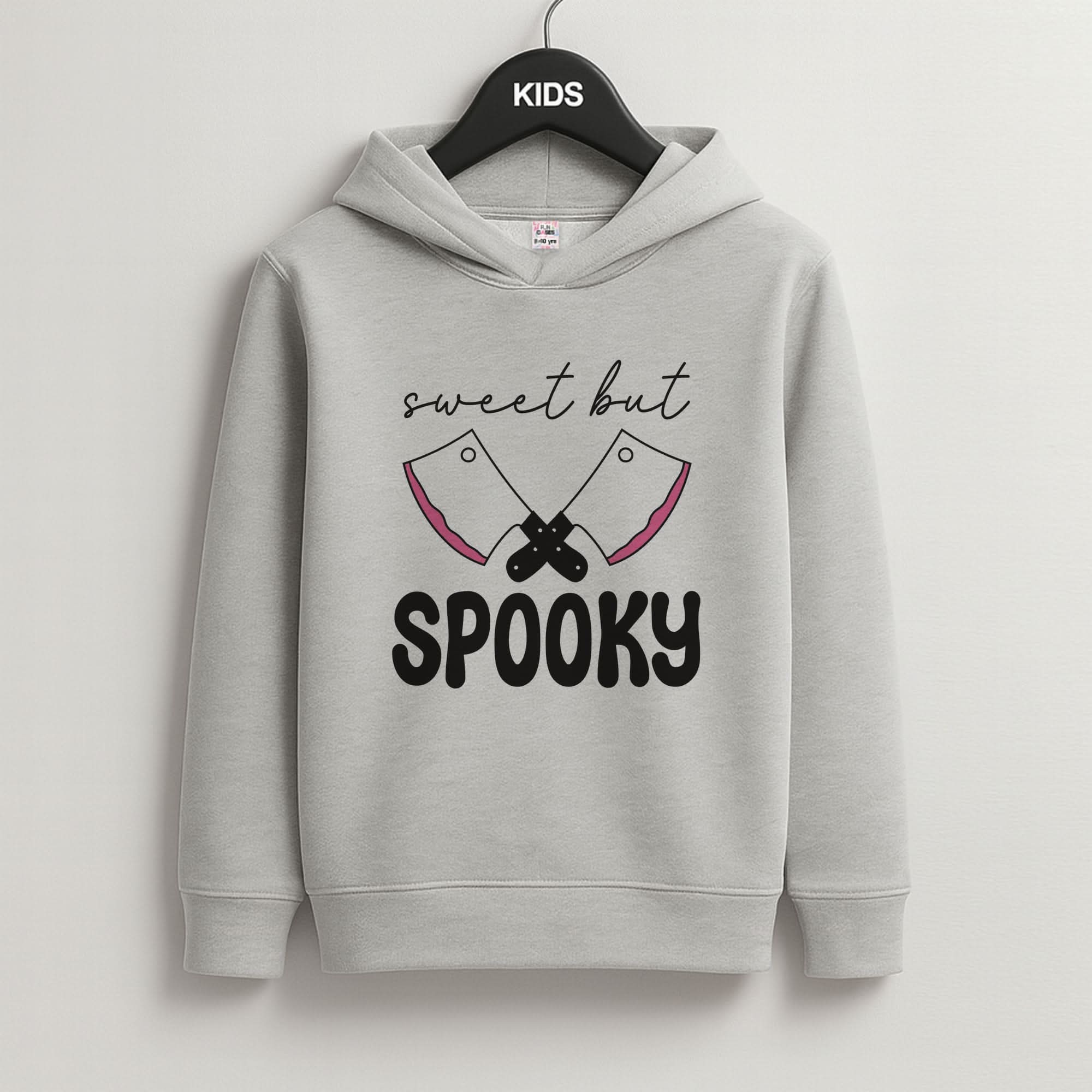 Sweet But Spooky Grey Kids Hoodie