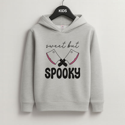 Sweet But Spooky Grey Kids Hoodie