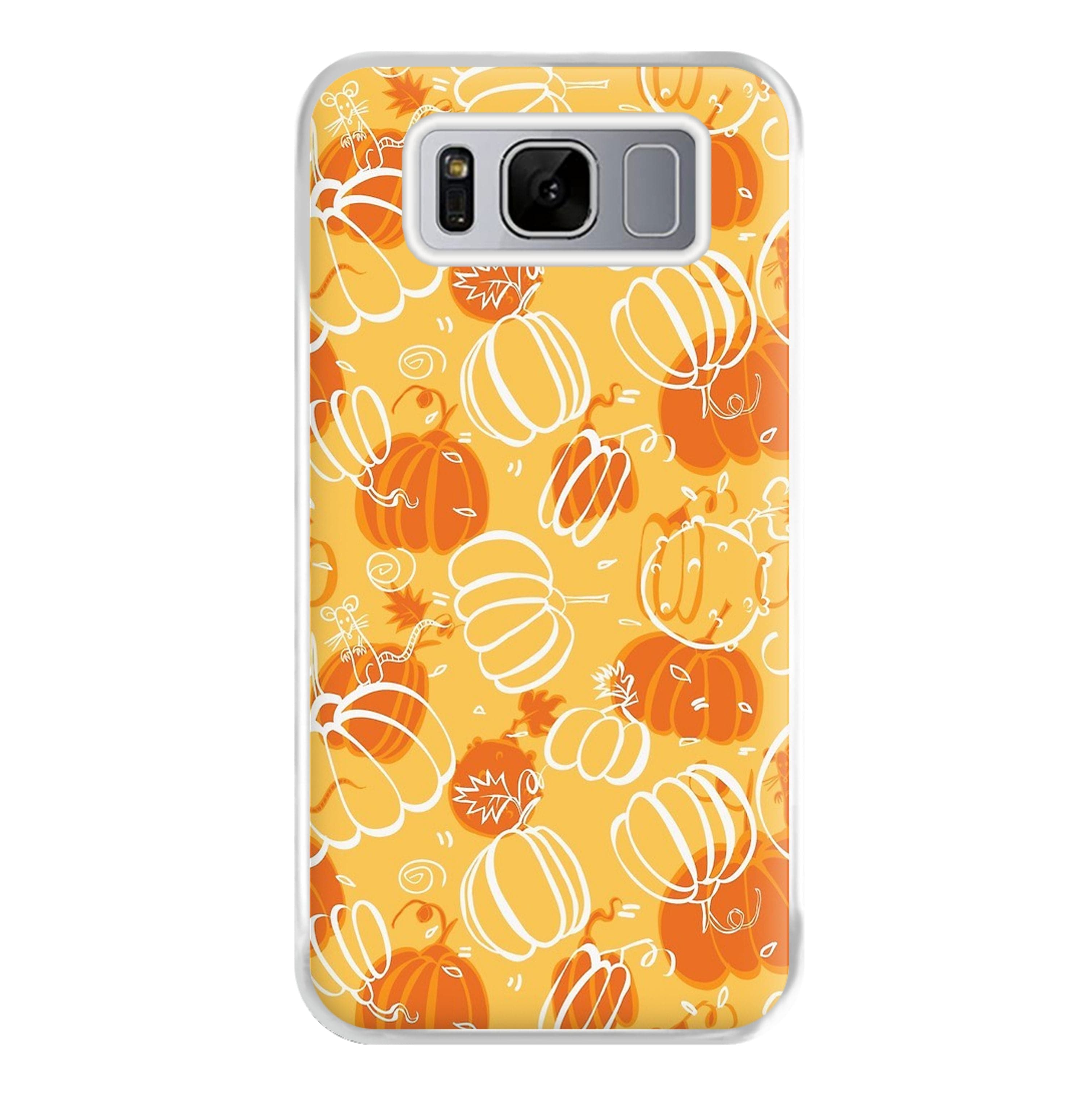 Drawn Pumpkin Pattern Phone Case