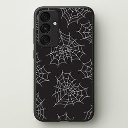 Spiderweb Hearts Pattern Galaxy A15 Case
