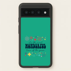 The Most Wonderful Time Of The Year Geometric Google Pixel 7 Pro Case