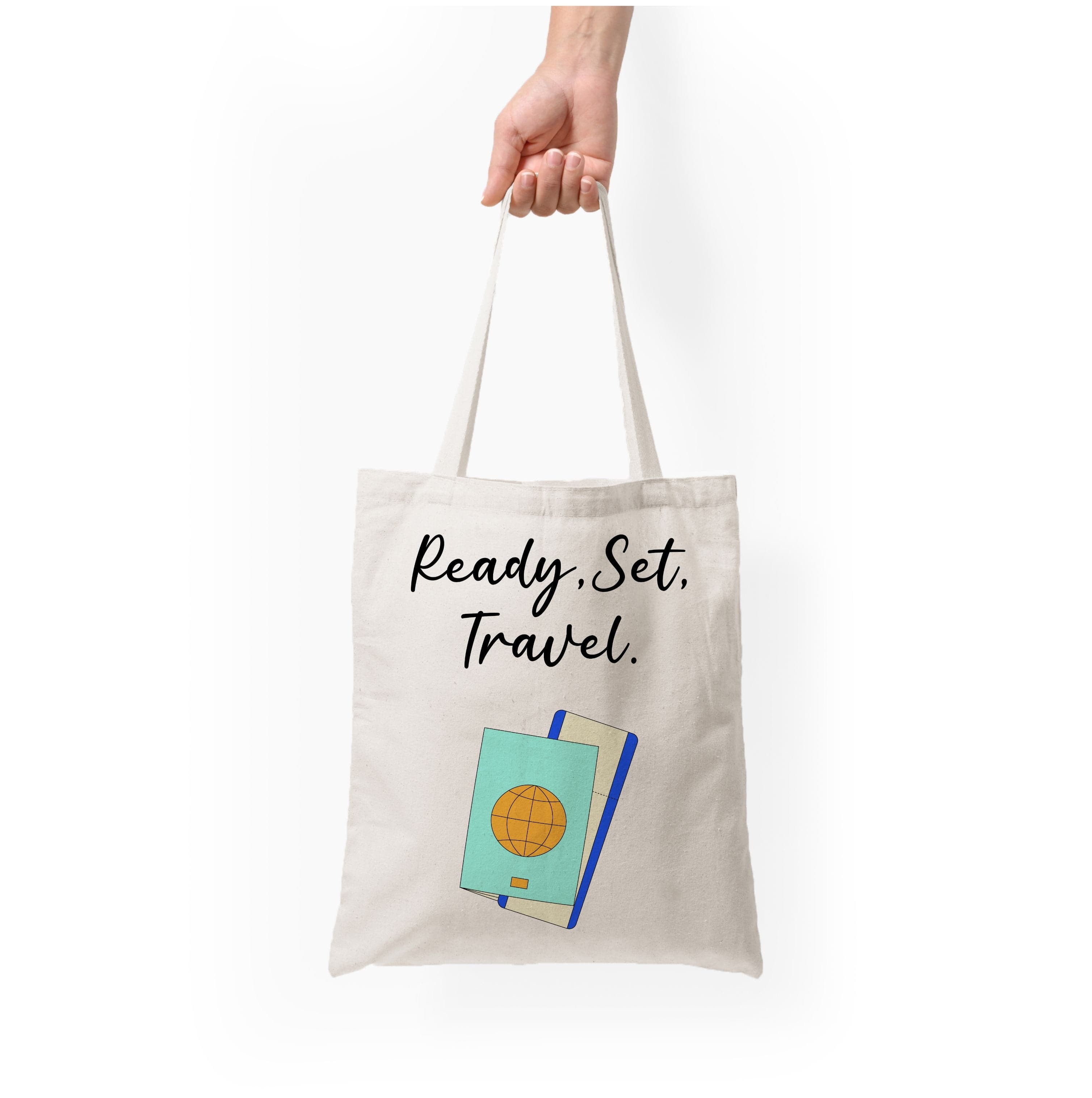 Ready Set Travel - Travel Tote Bag