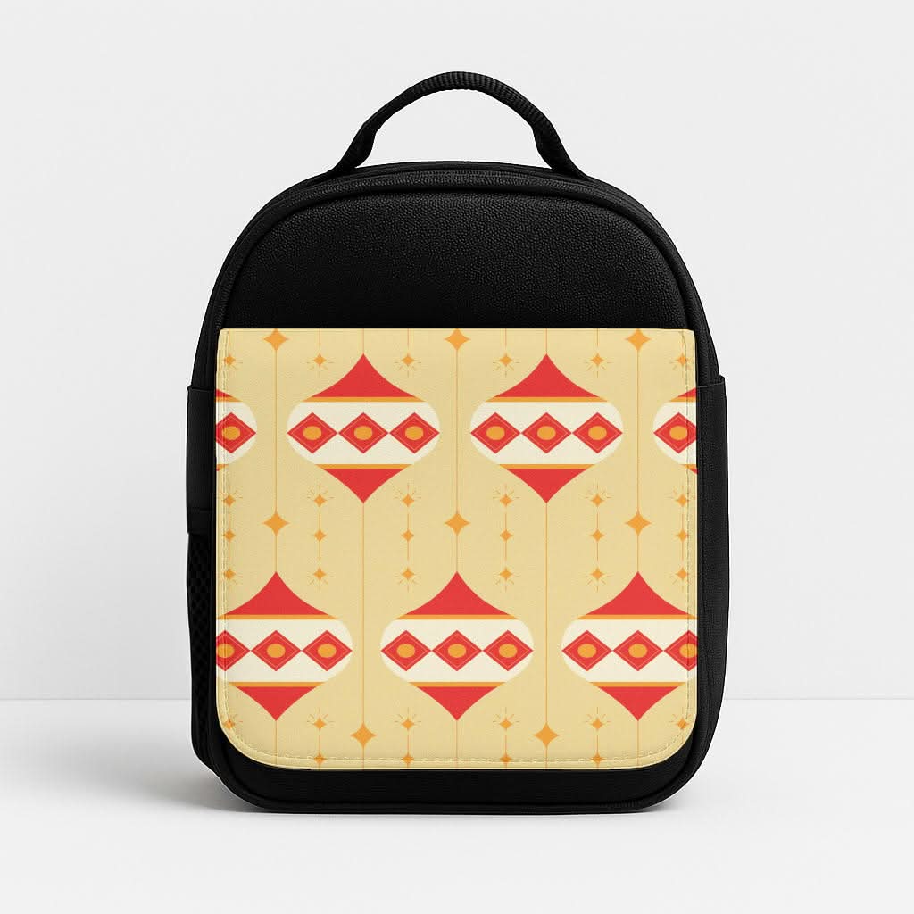 Abstract Christmas Baubles Pattern Lunchbox