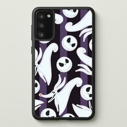 Skeleton Dog And Face Pattern Galaxy A41 Case