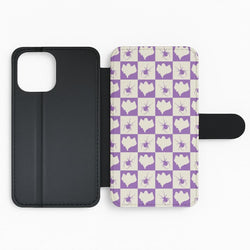 Spiders And Ghosts Checkered Pattern I Flip Phone Case