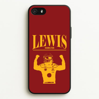 Lewis Red And Gold iPhone 5 / 5s / SE 2016 Case