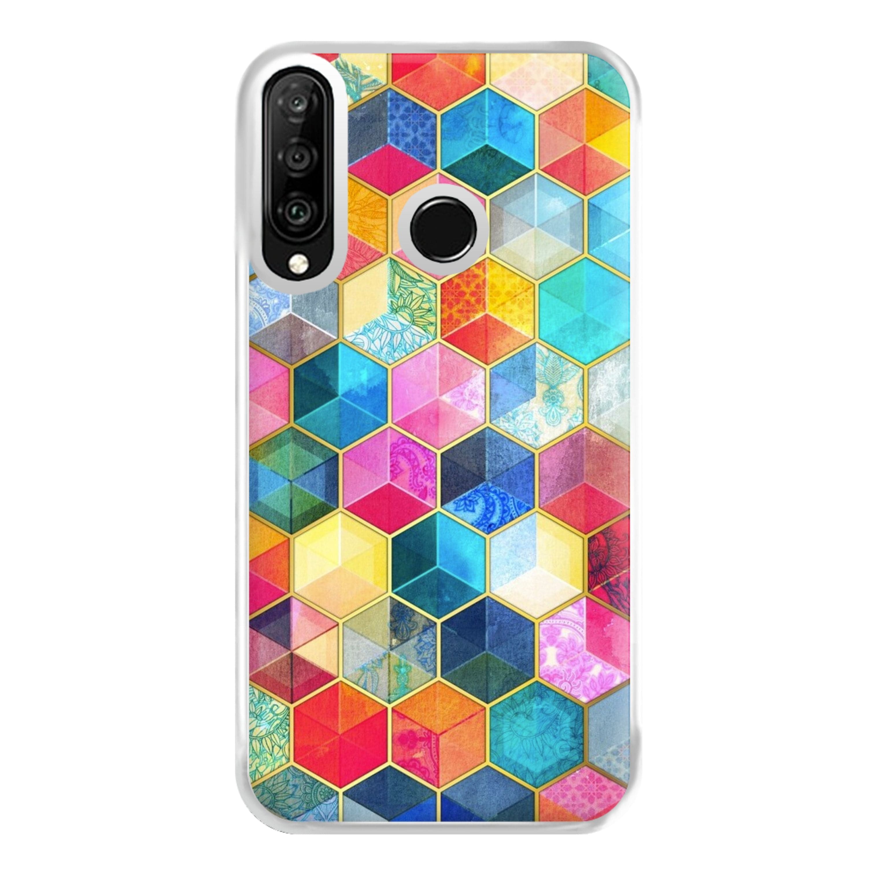 Colourful Honeycomb Pattern Phone Case